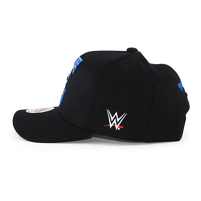 ストーン コールド スティーブ オースチンモデル ミッチェル＆ネス WWE キャップ LOGO CLASSIC STRETCH SNAPBACK CAP BLACK