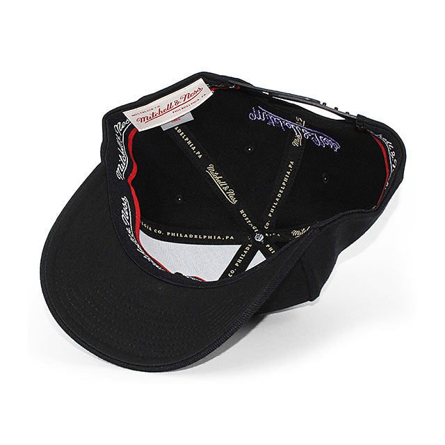 ジ アンダーテイカーモデル ミッチェル＆ネス WWE LOGO CLASSIC STRETCH SNAPBACK CAP BLACK