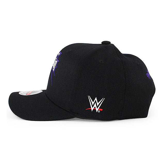 ジ アンダーテイカーモデル ミッチェル＆ネス WWE LOGO CLASSIC STRETCH SNAPBACK CAP BLACK