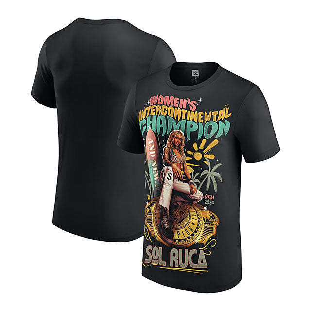 ソル ルカモデル 海外取寄 WWE AUTHENTIC Tシャツ AND NEW