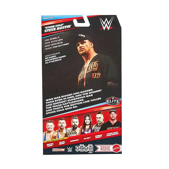 ストーン コールド スティーブ オースチンモデル WWE アクションフィギュア MATTEL ELITE COLLECTION SERIES 122 ACTION FIGURE