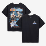 ザ ロック VS ジョン シナモデル 海外取寄 Tシャツ GOODIE TWO SLEEVES WRESTLEMANIA XXVIII GRAPHIC T-SHIRT BLACK