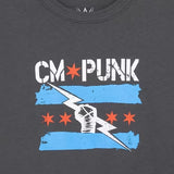 CMパンクモデル 海外取寄 GOODIE TWO SLEEVES Tシャツ BEST IN THE WORLD GRAPHIC T-SHIRT CHARCOAL