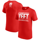 海外取寄 ジェイ ウーソモデル WWE AUTHENTIC Tシャツ YEET T-SHIRT RED JEY USO