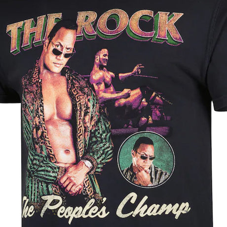 ザ ロックモデル 海外取寄 WWE AUTHENTIC Tシャツ PEOPLE'S CHAMP T-SHIRT