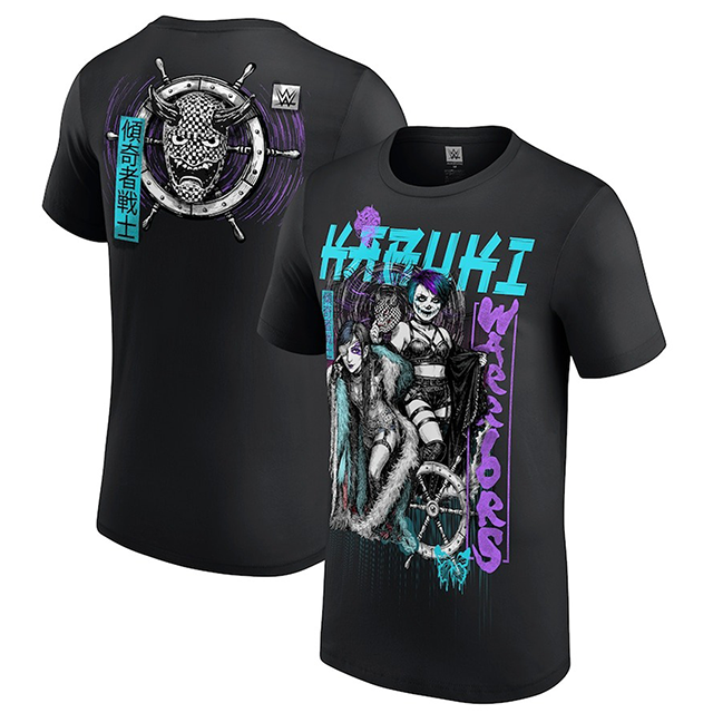 カブキウォリアーズモデル 海外取寄 WWE AUTHENTIC Tシャツ SUPERSTAR T-SHIRT BLACK