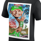 海外取寄 レッスルマニア42 ジョン シナモデル WWE AUTHENTIC Tシャツ HOSTING IN LAS VEGAS T-SHIRT BLACK