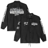 海外取寄 レッスルマニア42モデル WWE コーチジャケット WRESTLEMANIA 42 VEGAS COACHES JACKET BLACK