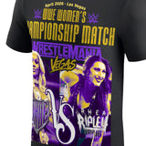 海外取寄 レッスルマニア42モデル ジェイド カーギル vs リア リプリー WWE AUTHENTIC Tシャツ
