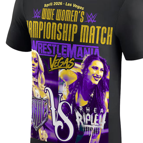 海外取寄 レッスルマニア42モデル ジェイド カーギル vs リア リプリー WWE AUTHENTIC Tシャツ