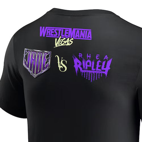 海外取寄 レッスルマニア42モデル ジェイド カーギル vs リア リプリー WWE AUTHENTIC Tシャツ