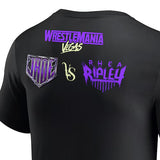 海外取寄 レッスルマニア42モデル ジェイド カーギル vs リア リプリー WWE AUTHENTIC Tシャツ