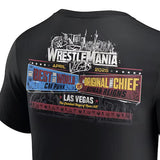 海外取寄 レッスルマニア42モデル CMパンク vs ローマン レインズ WWE AUTHENTIC Tシャツ